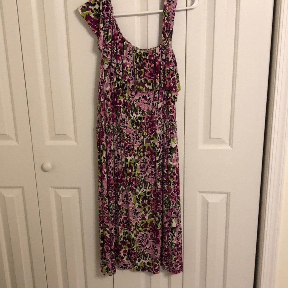 Madison multi color flowered dress size XL